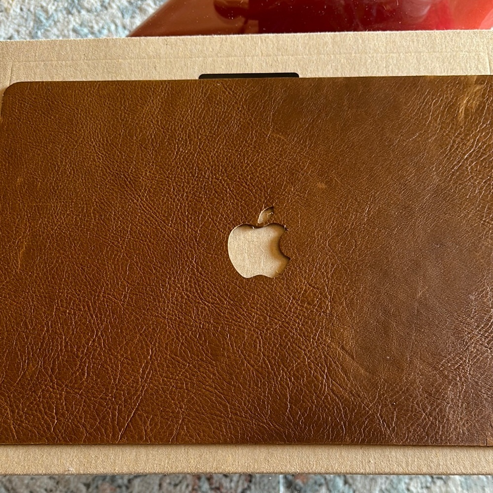 MacBook premium leather cover